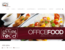 Tablet Screenshot of officefood.cz
